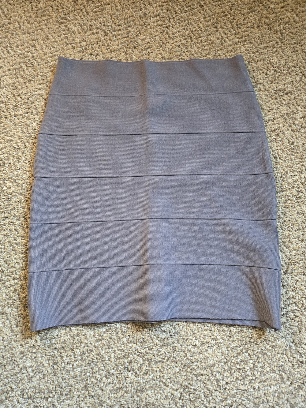Poof Couture Gray Bandage Pencil Skirt
